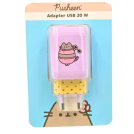 pusheen-adapter-usb-20w-3-porty-ladowarka-sieciowa-usb-fioletowy