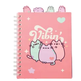 pusheen-notes-na-spirali-a5-80-kartek-notes-4-zakladki-rozowy