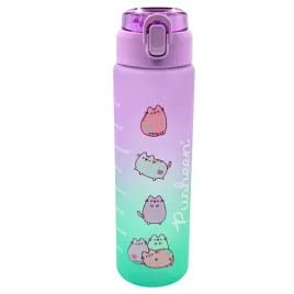 pusheen-bidon-duzy-900ml-fioletowo-zielony