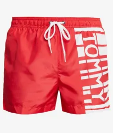 tommy-hilfiger-spodenki-szorty-plazowe-czerwone-rozmiar-m