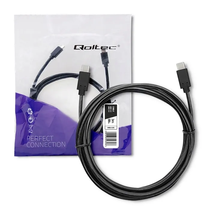 kabel-qoltec-usb-typ-c-usb-typ-c-3-m-czarny-kolor-czarny