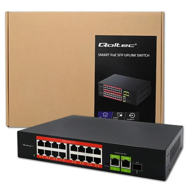 switch-qoltec-52291-16-portow-standard-pracy-portow-lan-10-100-1000-mbps