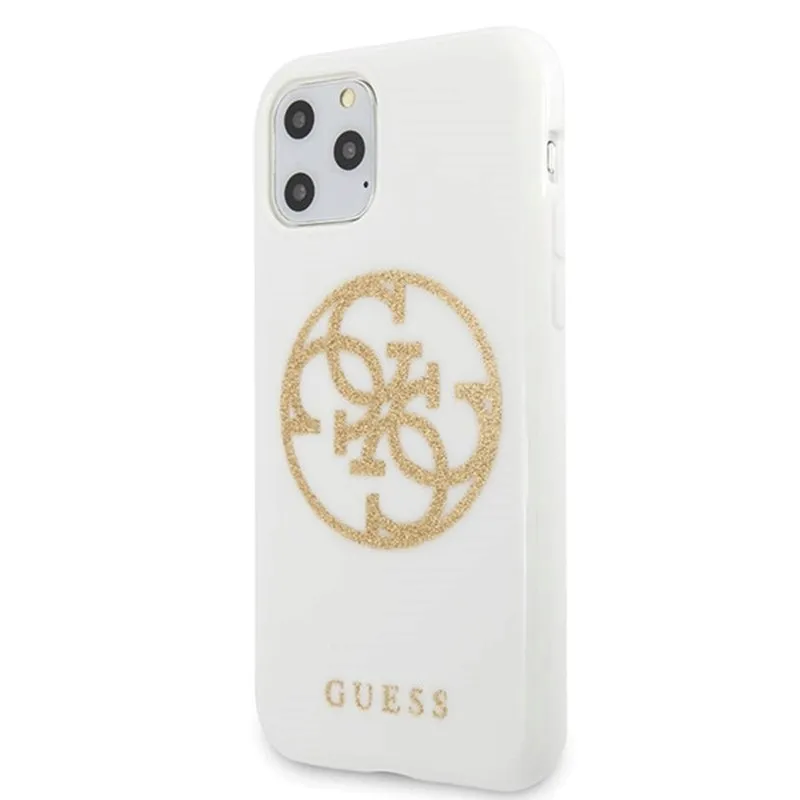 guess-circle-glitter-4g-etui-iphone-11-pro-max-bialy