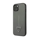 guess-saffiano-triangle-logo-case-etui-iphone-14-plus-srebrny-przeznaczenie-apple