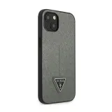 guess-saffiano-triangle-logo-case-etui-iphone-14-plus-srebrny-typ-plecki