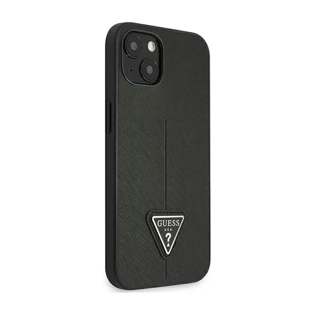 guess-saffiano-triangle-logo-case-etui-iphone-14-plus-czarny-typ-plecki
