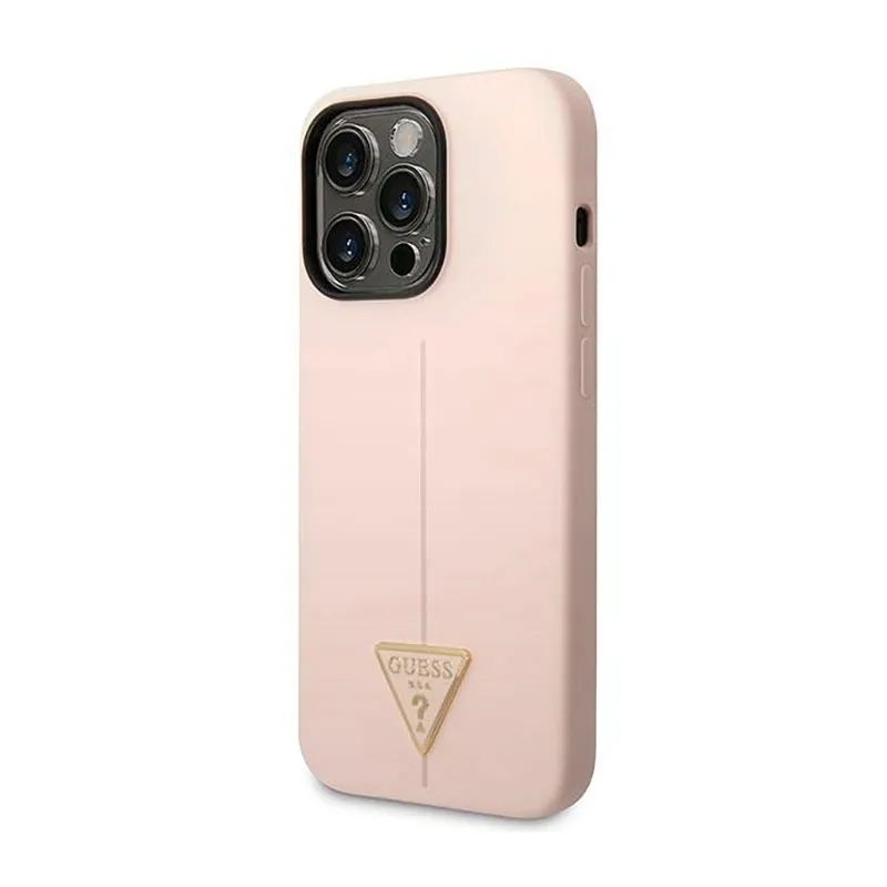 guess-silicone-triangle-logo-etui-iphone-14-pro-rozowy