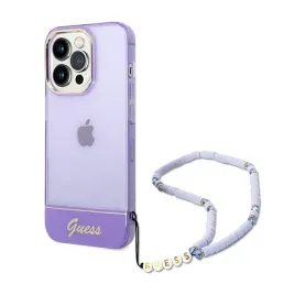 guess-translucent-pearl-strap-etui-iphone-14-pro-fioletowy