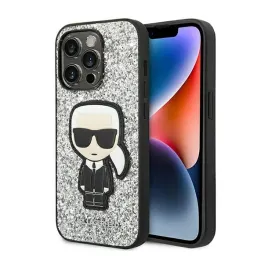 karl-lagerfeld-glitter-flakes-ikonik-etui-iphone-14-pro-max-srebrny