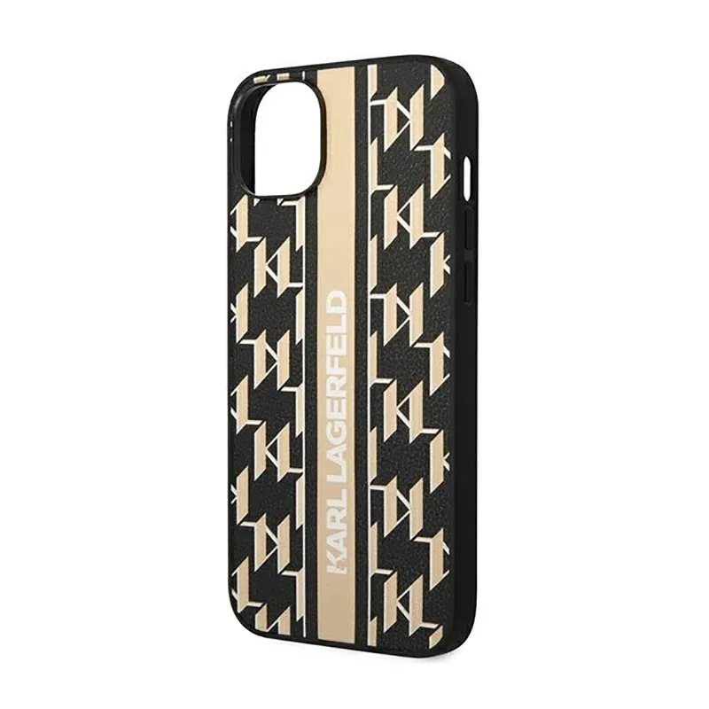 karl-lagerfeld-monogram-stripe-etui-iphone-14-plus-brazowy