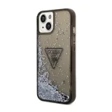 guess-liquid-glitter-triangle-logo-case-etui-iphone-14-plus-czarny-przeznaczenie-apple