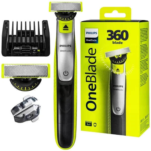 GOLARKA PHILIPS ONEBLADE 360 MASZYNKA DO ZAROSTU TRYMER DO GOLENIA BRODY