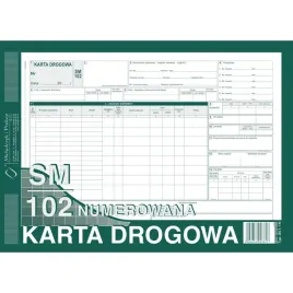 karta-drogowa-samochod-ciezarowy-a4-numerowana