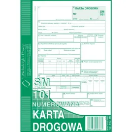 karta-drogowa-samochod-osobowy-a5-numerowana