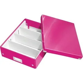 pudlo-leitz-clickandstore-280-100-370mm-rozowe