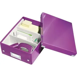 pudlo-leitz-clickandstore-220-100-285mm-fioletowe