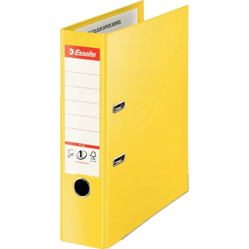 segregator-esselte-no-1-a4-80mm-zolty-grubosc-80-mm