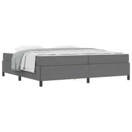 ramka-lozka-z-materacem-jasnoszary-200-x-200-cm-tkanina