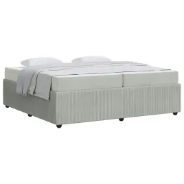 ramka-lozka-z-materacem-jasnoszary-200-x-200-cm-tkanina