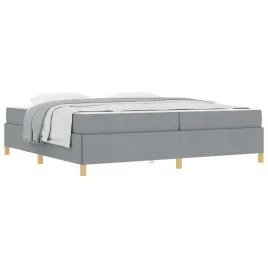 ramka-lozka-z-materacem-jasnoszary-200-x-200-cm-tkanina