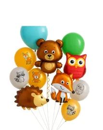 bukiet-balonow-lesne-zwierzatka-magiczna-dekoracja-dla-dzieci-zest-12el