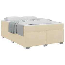 ramka-lozka-z-materacem-kremowy-140-x-200-cm-tkanina