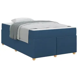 ramka-lozka-z-materacem-niebieski-120-x-190-cm-tkanina