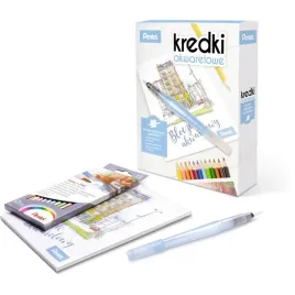 kredki-akwarelowe-pentel-bloczek-i-pedzelek-12-kolorow