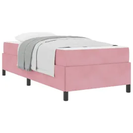 ramka-lozka-z-materacem-rozowy-90-x-190-cm-tkanina