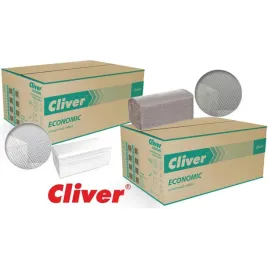reczniki-skladane-cliver-economic-v-fold-1w-makulatura-biale-20x200