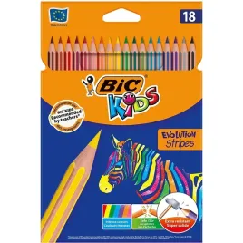 kredki-olowkowe-bic-kids-evolution-stripes-18-kolorow