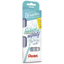 zestaw-do-liternictwa-pentel-brush-sign-pen-niebieskie-migdaly