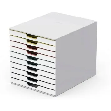 pojemnik-10-szuflad-durable-varicolor-material-tworzywo-sztuczne