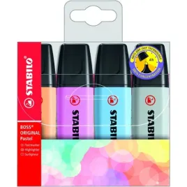 zakreslacze-stabilo-boss-original-pastel-4-kolory