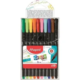cienkopisy-maped-graph-peps-0-4mm-10-kolorow