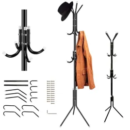wieszak-stojacy-z-12-haczykami-na-ubrania-o-solidnej-konstrukcji-175cm-45cm