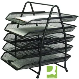 zestaw-5-polek-na-dokumenty-q-connect-metalowy-czarny