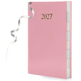 kalendarz-dzienny-a5-2027-terminarz-ksiazkowy-dzienny-rozowy-ekonomiczny