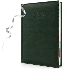 kalendarz-dzienny-a5-2027-terminarz-ksiazkowy-dzienny-premium-zielony
