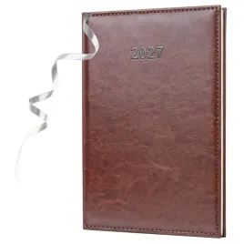 kalendarz-tygodniowy-a4-2027-terminarz-ksiazkowy-tygodniowy-lux-brazowy