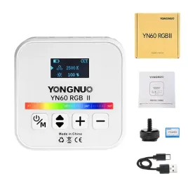 lampa-led-yongnuo-yn60-rgb-ii-wb-2500-k-9900-k-biala
