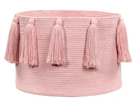 kosz-basket-tassels-pink