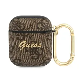 guess-4g-script-metal-collection-etui-airpods-1-2-gen-brazowy
