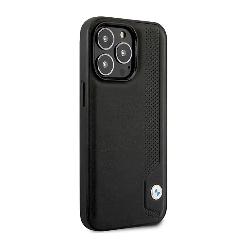 bmw-leather-blue-dots-etui-iphone-14-pro-max-czarny