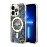 guess-leopard-magsafe-etui-iphone-14-pro-niebieski