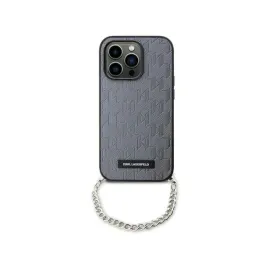 karl-lagerfeld-saffiano-monogram-chain-etui-iphone-14-srebrny