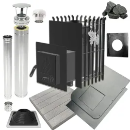 pelny-zestaw-pieca-inox-do-sauny-opalany-na-drewno-na-zewnatrz-komin-kam