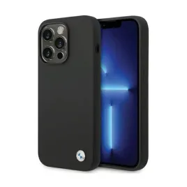 bmw-silicone-metal-logo-etui-iphone-15-pro-max-czarny