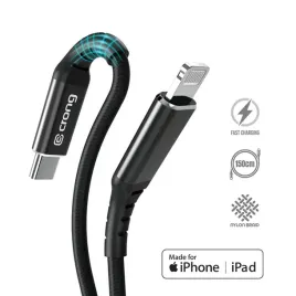crong-armor-link-kabel-usb-c-lightning-fast-charging-mfi-150cm-czarny