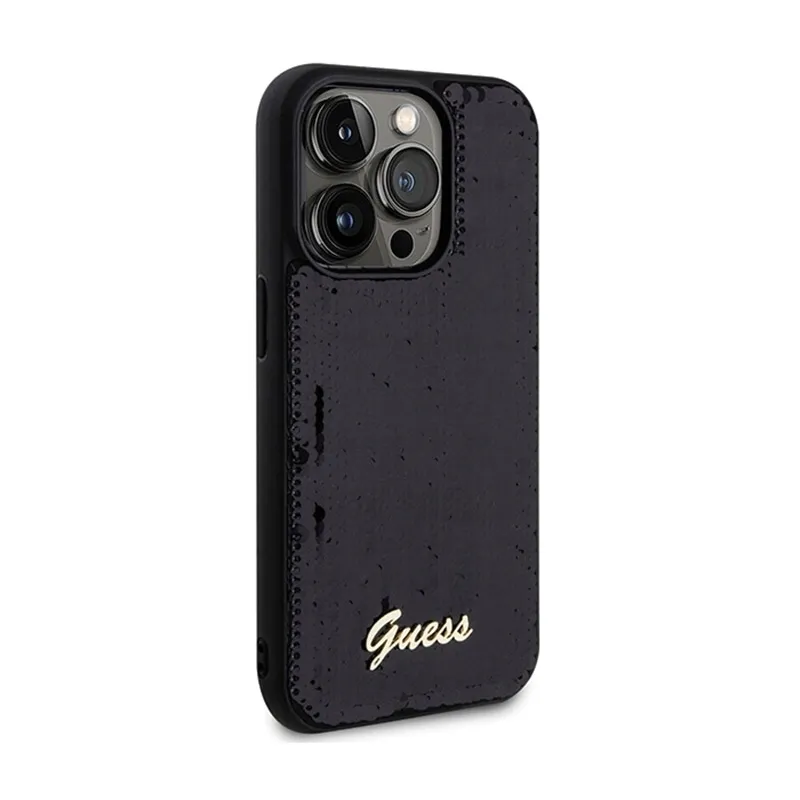 guess-sequin-script-metal-etui-iphone-13-pro-czarny